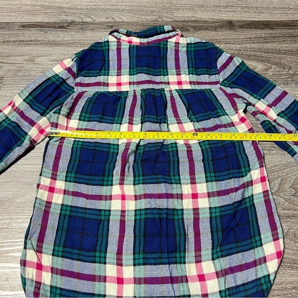 American Eagle Outfitters Blue and Pink Button Down Shirt - Picture 7 of 7